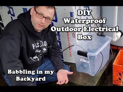 build a box electric|diy waterproof outdoor electrical box.